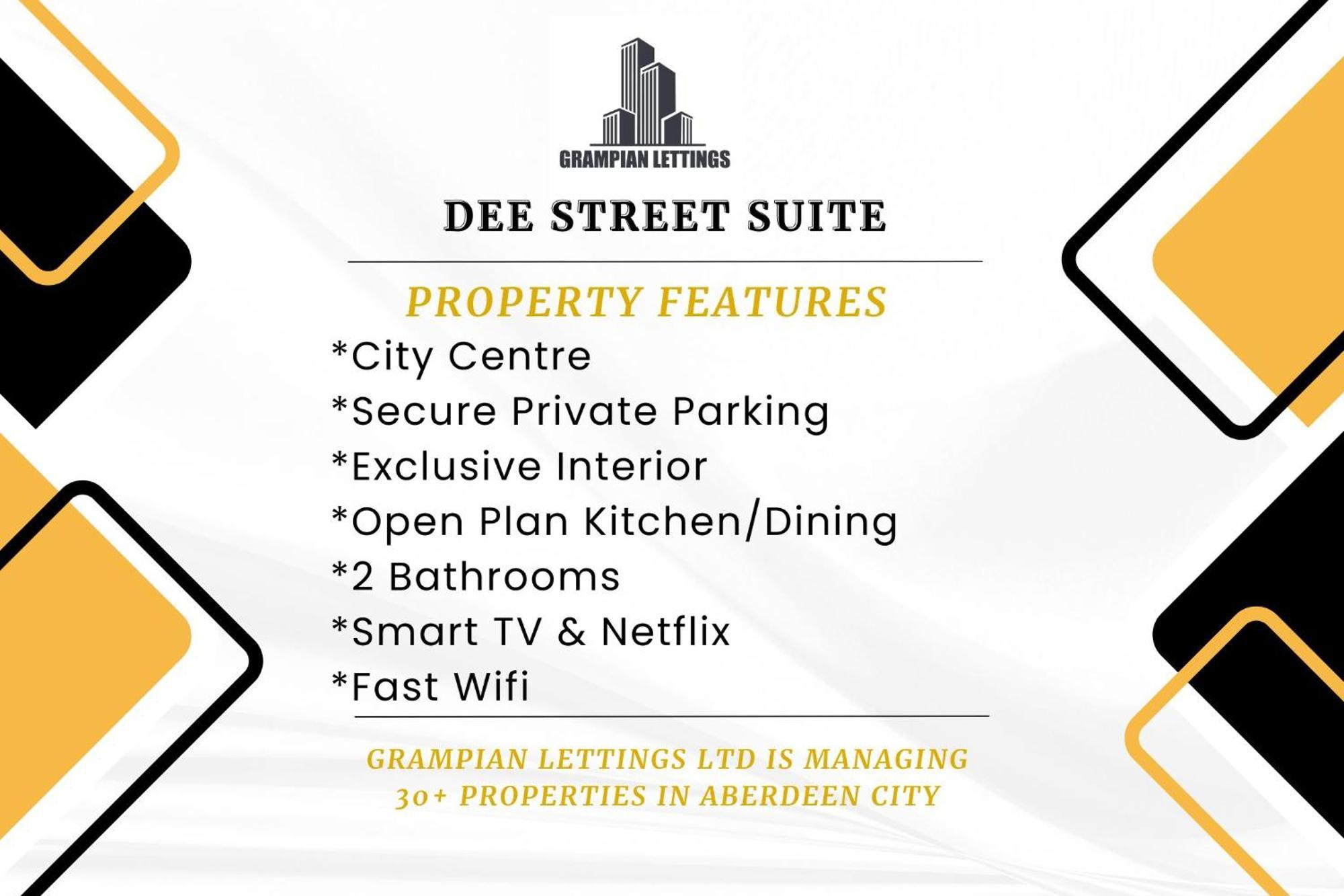 Dee Street Suite - Grampian Lettings Ltd 애버딘 외부 사진